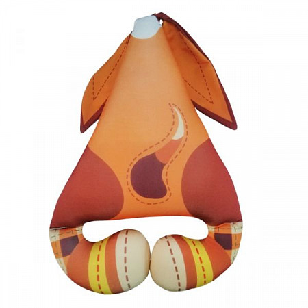 Мягкая игрушка Мнушки Собака Ушастик АБ000039 коричневая