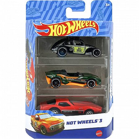 Набор машинок Hot Wheels 3 шт. (K5904 №84)