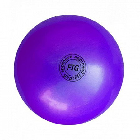 Мяч для художественной гимнастики 19 см purple