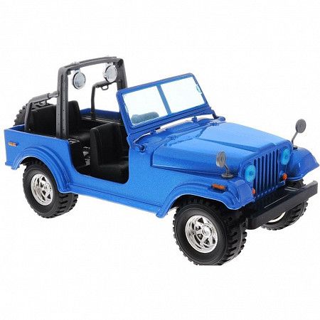Машинка Bburago 1:24 Jeep Wrangler (18-22033) blue
