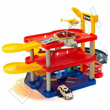 Игровой набор Bburago Street Fire Паркинг 3-х уровневый Parking Playset (18-30025)