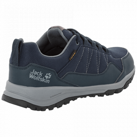 Полуботинки мужские Jack Wolfskin Maze Texapore Low M dark blue / light grey