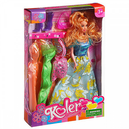 Кукла Koler с набором одежды A24698C