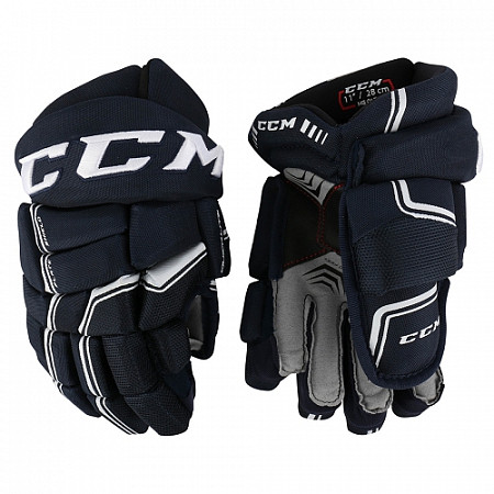 Перчатки хоккейные CCM Quicklite Black/White JR