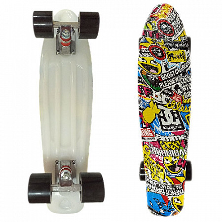 Penny board (пенни борд) Display Smile/black