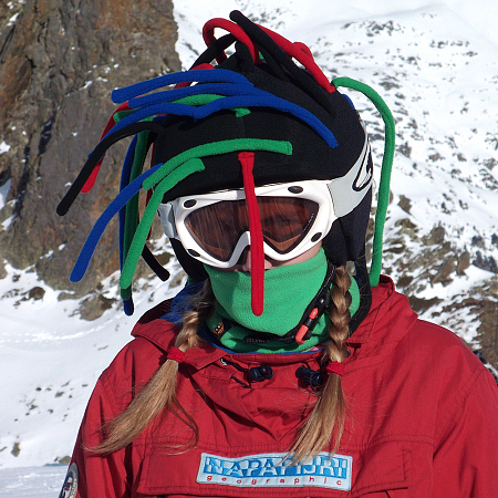 Нашлемник Coolcasc Dreds S069 black