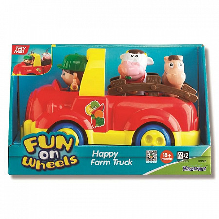 Игрушка Keenway Машинка "Веселая ферма" (звук.) 31226
