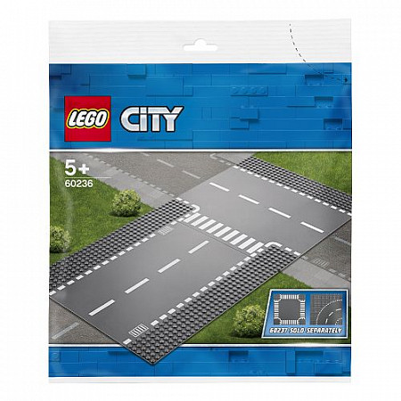 Прямой и Т-образный перекрёсток LEGO 60236