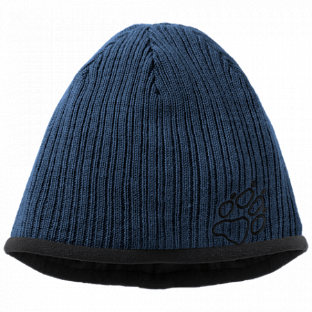 Шапка мужская Jack Wolfskin Stormlock Rip Rap Cap dark indigo