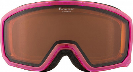 Очки горнолыжные Alpina S40 Translucent Pink DH S2