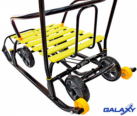 Снегомобиль Snow Galaxy Black Auto black/yellow