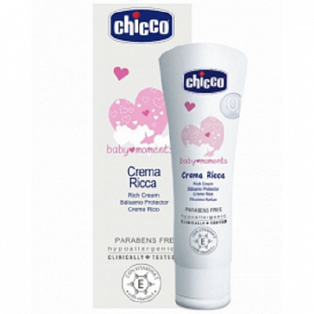 Крем увлажняющий Chicco Baby Moments 0+ мес 100 мл 00002846100000