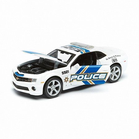 Масштабная модель автомобиля Maisto 1:24 Шевроле Камаро полиция (31208) white/blue