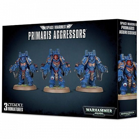 На картинке изображен Фигурки Games Workshop Warhammer: Space Marines Primaris Aggressors 48-69 Фигурки Games Workshop Warhammer: Space Marines Primaris Aggressors 48-69