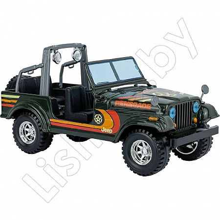 Машинка Bburago 1:24 Jeep Wrangler (18-22033) khaki
