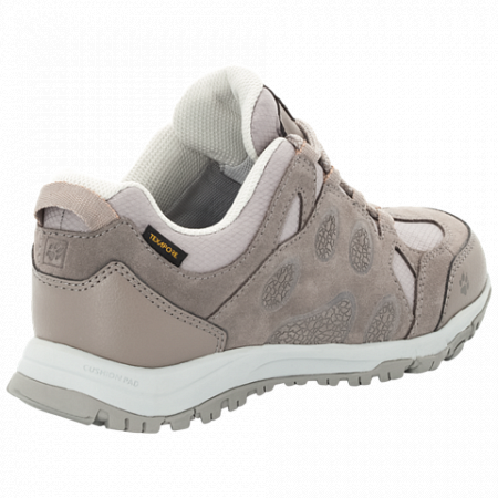 Полуботинки женские Jack Wolfskin Rocksand Texapore Low W moon rock