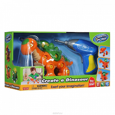 Игровой набор Hap-p-Kid Динозавр с шуруповёртом 4352T