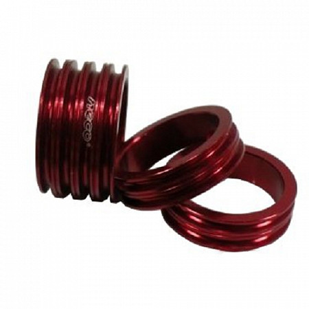 Кольцо проставочное Neco Spacer-R-1-1/8"-36X10MM Red