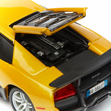 Коллекционная машина Bburago 1:32 Lamborghini Murcielago LP 670-4 SV (18-43052) yellow