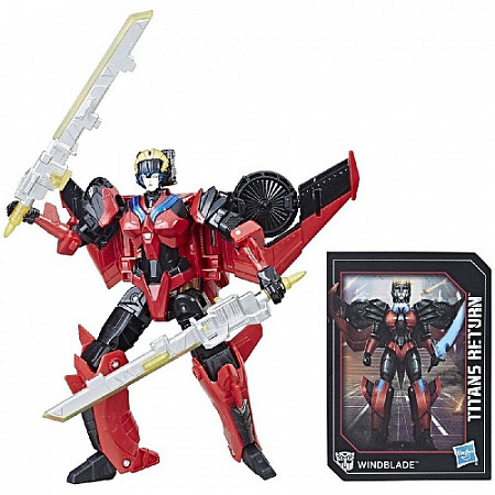 Трансформер Transformers Дженерэйшнс Титаны Дэлюкс Scorchfire & Windblade (B7762)