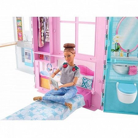 На картинке изображен Игровой набор Barbie Кукольный домик FXG54 Игровой набор Barbie Кукольный домик FXG54