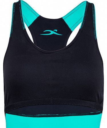 На картинке изображен Купальник для плавания 25Degrees Triumph Black/Green 25D21-003-A полиамид Купальник для плавания 25Degrees Triumph Black/Green 25D21-003-A полиамид