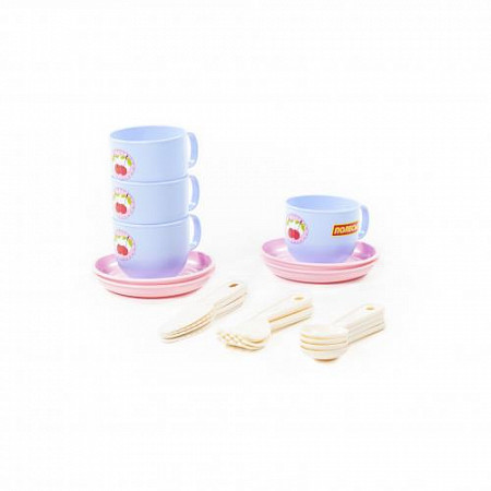 Набор детской посуды Полесье "Минутка" на 4 персоны (V5) (20 элементов) 80264