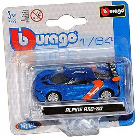 Машинка Bburago 1:64 Alpine A110-50 Concept (18-59032)