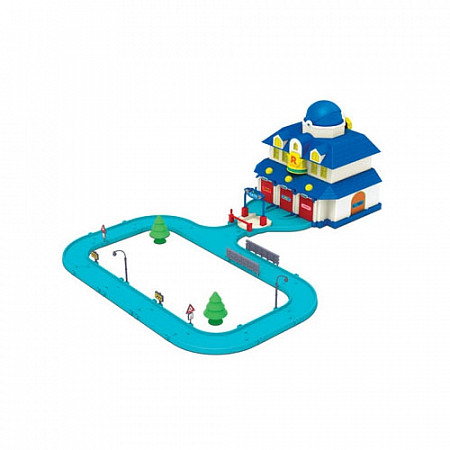 Игрушка Robocar Poli Штаб-квартира (металлическая фигурка Хэли в комплекте) 60х80 см 83156