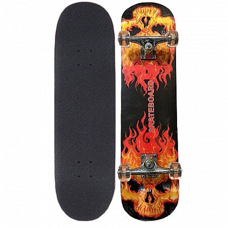 Скейтборд Display Fire Skull
