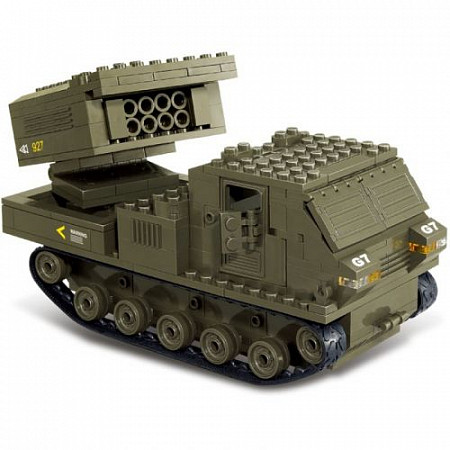 На картинке изображен Конструктор Sluban Ракетный комплекс M38-B0303 Конструктор Sluban Ракетный комплекс M38-B0303