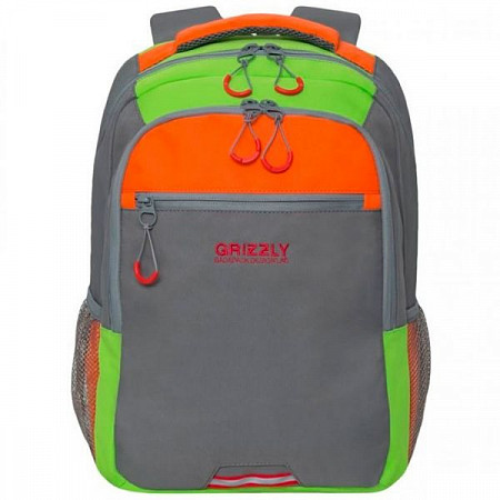 Городской рюкзак GRIZZLY RU-922-3 /4 grey/orange