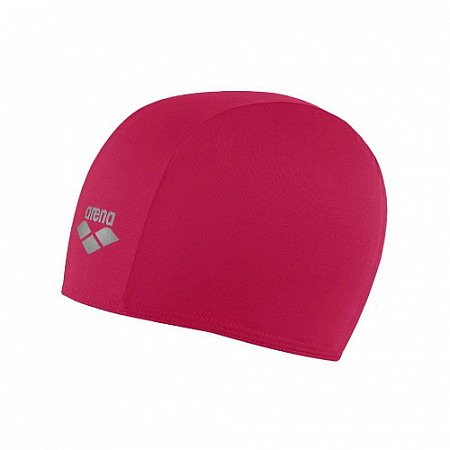 На картинке изображен Шапочка для плавания Arena Polyester Jr 91149 99 strawberry Шапочка для плавания Arena Polyester Jr 91149 99 strawberry