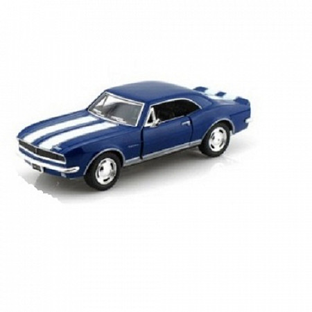 Модель авто инерционная Kinsmart Chevrolet Camaro 1967г KT5341W Blue