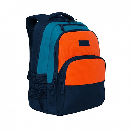 Рюкзак для мальчика GRIZZLY RU-924-2 blue/orange