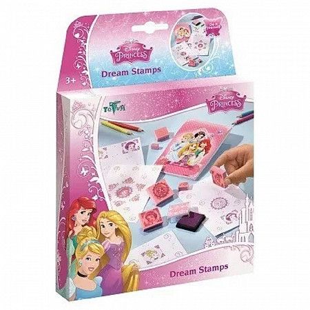 На картинке изображен Набор для творчества Totum Disney Штампики Принцессы Disney 044029 Набор для творчества Totum Disney Штампики Принцессы Disney 044029