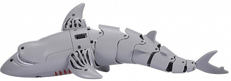 На картинке изображен Робот-акула Le Neng Toys на дистанционном управлении k23 gray Робот-акула Le Neng Toys на дистанционном управлении k23 gray