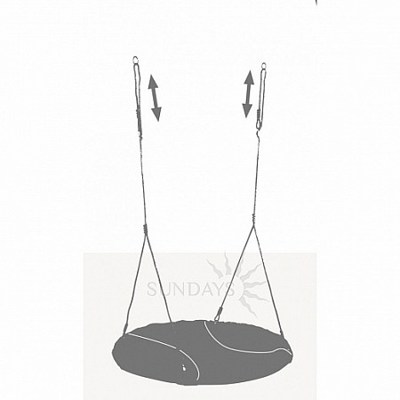 Качели-гнездо Little Panda Winko orange/turquoise