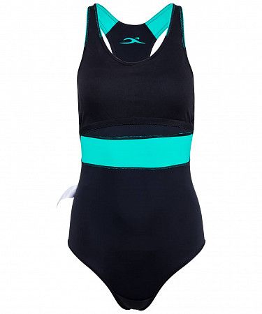 На картинке изображен Купальник для плавания 25Degrees Triumph Black/Green 25D21-003-A полиамид Купальник для плавания 25Degrees Triumph Black/Green 25D21-003-A полиамид