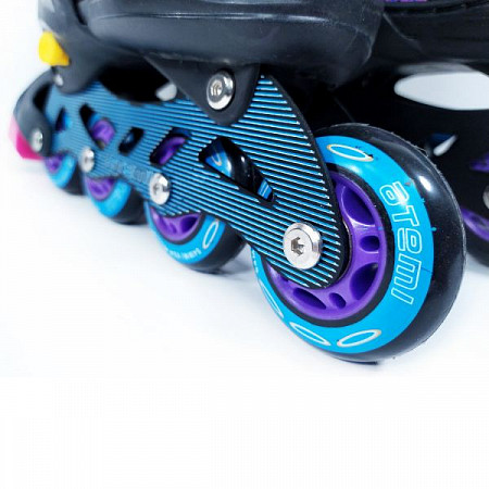 Раздвижные роликовые коньки Atemi AJIS-19.02