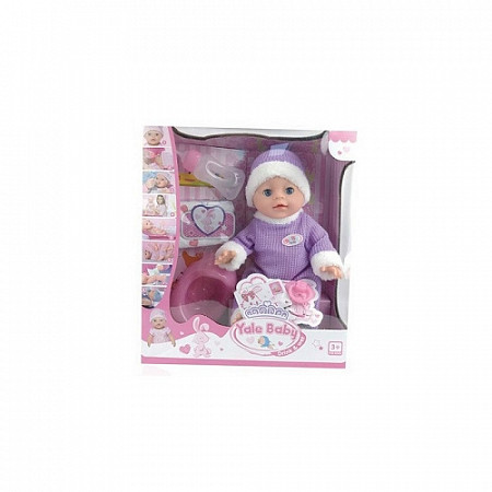 Кукла PlaySmart Пупс YL1712M purple