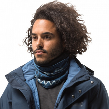Бандана Jack Wolfskin Print Fleece Headgear ocean wave all over 1907181-7717