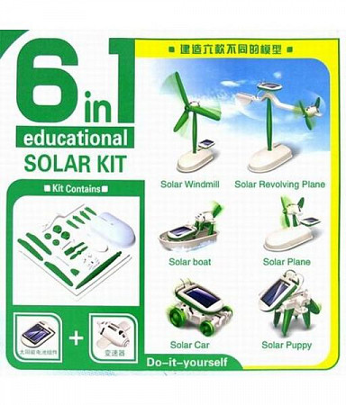 Конструктор Сute sun light на солнечной батарее 6 в 1 CSL 2011