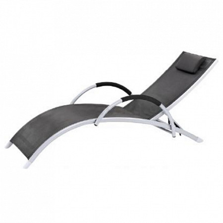На картинке изображен Шезлонг Sundays Brigo black 770505A Шезлонг Sundays Brigo black 770505A