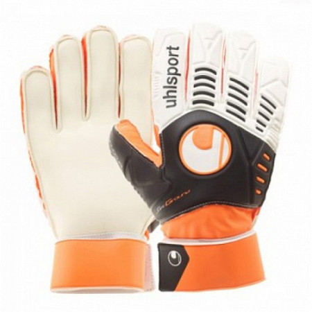 Перчатки вратарские Uhlsport Ergonomic Soft Training Orange/Black/White