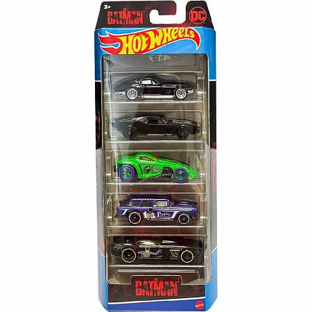 Набор машинок Hot Wheels The Batman 5 шт. (1806 HFV88)