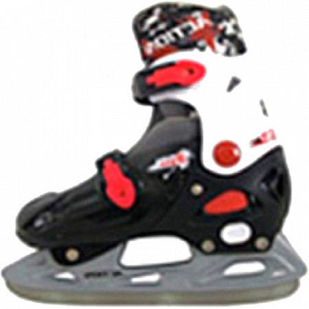 Коньки хоккейные Speed PW-223F black/red