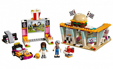 На картинке изображен Конструктор LEGO Friends Передвижной ресторан 41349 Конструктор LEGO Friends Передвижной ресторан 41349