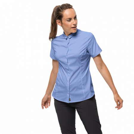 Рубашка женская Jack Wolfskin Jwp Shirt W shirt blue