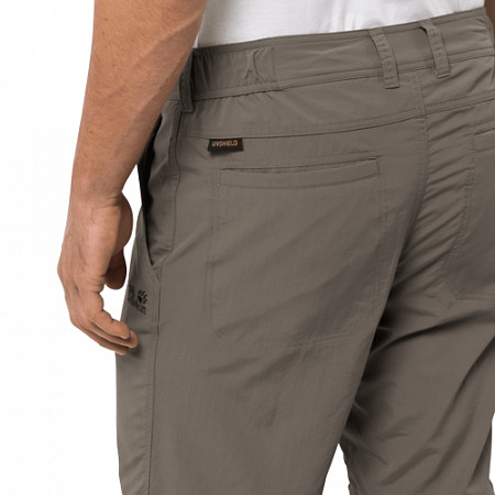 На картинке изображен Брюки с молнией мужские Jack Wolfskin Canyon Zip Off Pants siltstone Брюки с молнией мужские Jack Wolfskin Canyon Zip Off Pants siltstone